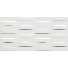 Плитка 40*80 3D Grid White Matt